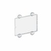 Azar Displays Clear Acrylic Window/Door Sign Holder Frame with Suction Cups 8.5''W x 11''H, 10PK 106614-10PK